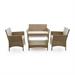 SET CAPRERA SALOTTINO TORTORA/ECRU - VERDELOOK