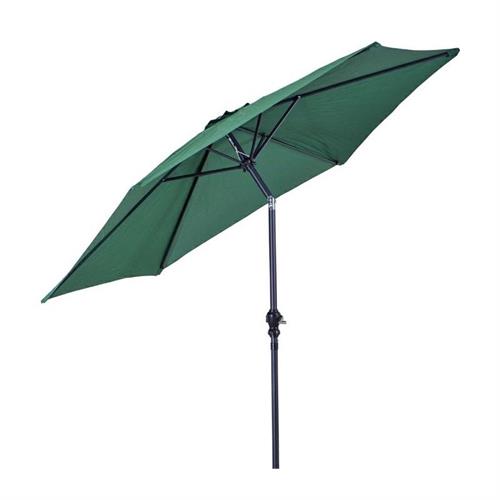 Ombrellone rotondo con manovella diametro 2,7 mt. verde