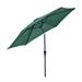 Ombrellone rotondo con manovella diametro 2,7 mt. verde