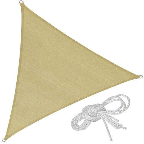 VERDELOOK - TENDA VELA TRIANGOLARE 3X3X3 ECRU