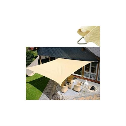 VERDELOOK - TENDA VELA QUADRATA 3,6X3,6 ECRU