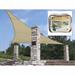 TENDA A VELA TRIANGOLARE 3,6x3,6x3,6 mt. ECRU - VERDELOOK