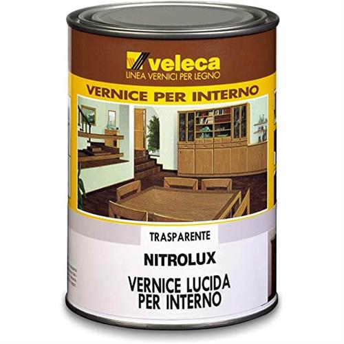 VELECA LEGNO NITROLUX VERNICE LUCIDA PER INTERNO TRASP. 1lt