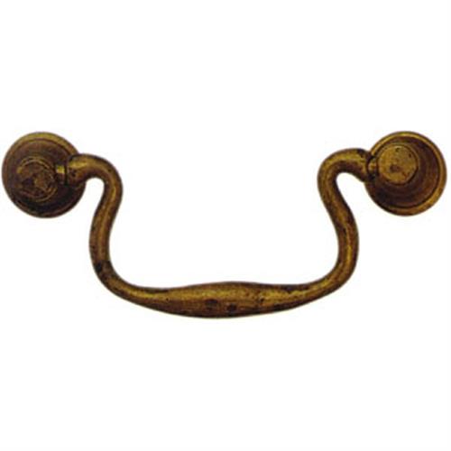 PROMO MANIGLIA IN OTTONE ANTICHIZZATO 92X40MM