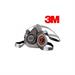 3M 6200 MASCHERA ANTIGAS ANTIPOLVERE RIUTILIZZABILE CON FILT