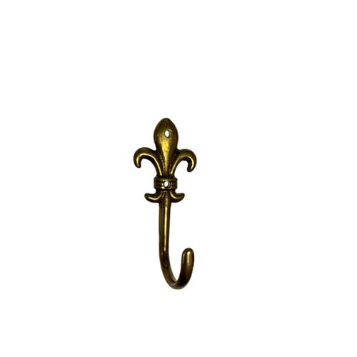 PROMO GANCETTO VINTAGE APPENDIABITI OTTONE LUCIDO 75X33X30MM