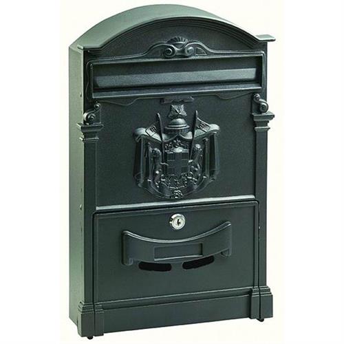 CASSETTA PORTALETTERE VIGOR RESIDENCIA NERA ALUM 26X9X41H