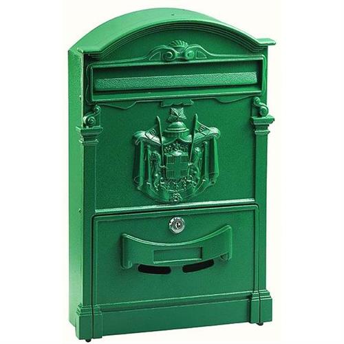 CASSETTA PORTALETTERE VIGOR RESIDENCIA VERDE ALU 26X9X41H