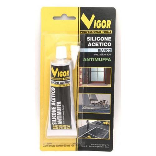VIGOR SILICONE ANTIMUFFA TUBETTO BIANCO-BAGNI 60ML