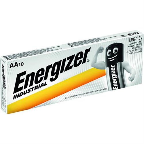 PROMO PILE ENERGIZER ALKALINE POWER INDUSTRIAL BOX 10 PEZZI
