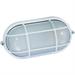 VIGOR PLAFONIERA ALLUMINIO OVO OVALE BIANCA 60 WATT 10,5x21x