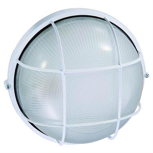 VIGOR PLAFONIERA ALLUMINIO SOLE TONDA BIANCA100 WATT 24x12cm