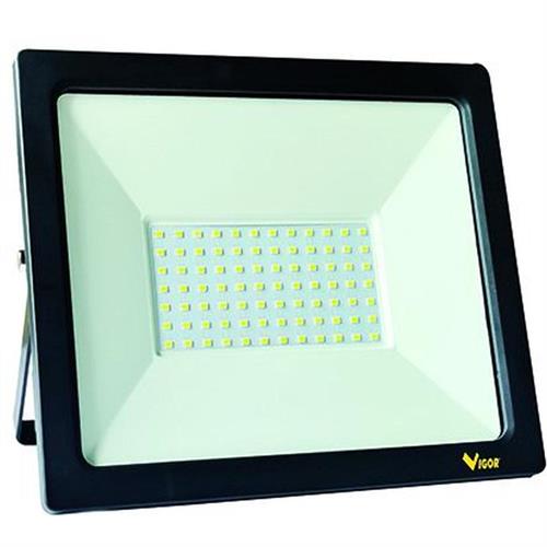 PROIETTORE LED VIGOR LUMY-75 NERO LUCE NATURALE 75W-8500LM