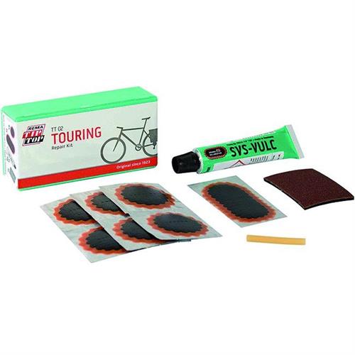KIT RIPARAZIONE CICLI TIP-TOP TT-BIKE 02 TOURING 9 PEZZI