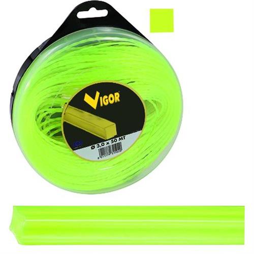VIGOR FILO PER DECESPUGLIATORI QUADRO 15M D.2,4MM