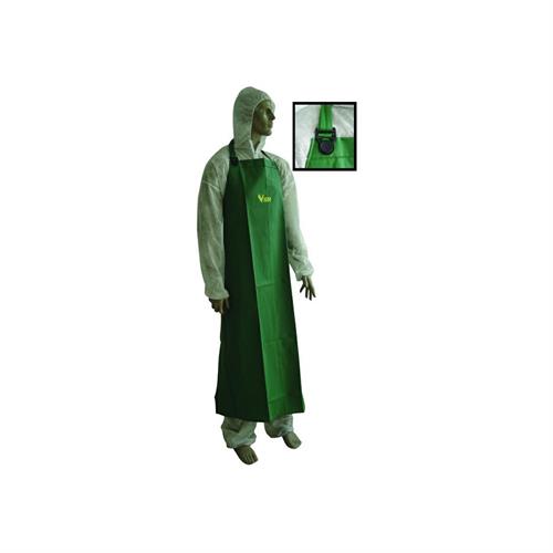 VIGOR GREMBIULE PER GIARDINO PVC PESANTE VERDE 90X130CM