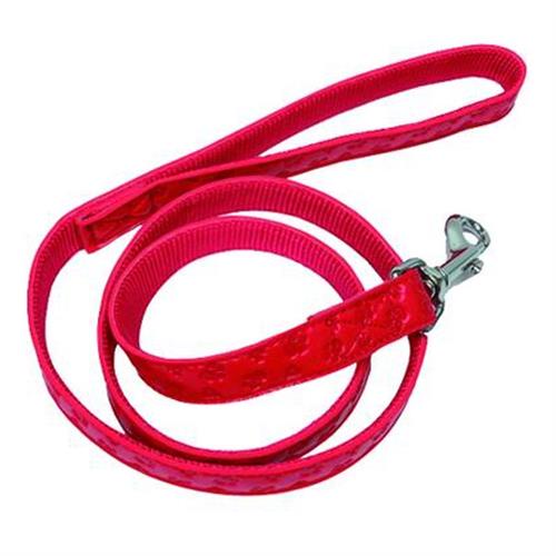 GUINZAGLIO PER CANI NYLON BLINKY PIATTO CON MOSCHETTONE 120C