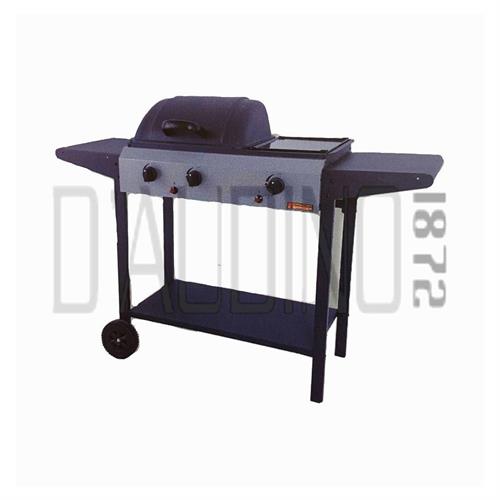BARBECUE SANDRIGARDEN GAS 'AMERICA' 3 FUOCHI ACCIAIO 7,5KW