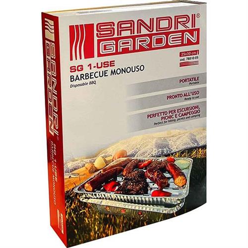 BARBECUE SANDRIGARDEN SG 1-USE MONOUSO 25X30CM