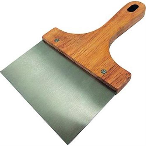 RASCHIETTO PER BARBECUE SANDRIGARDEN INOX MANICO LEGNO 24X15