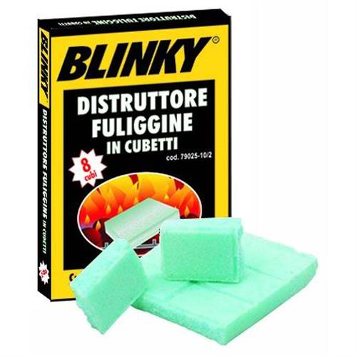 BLINKY DISTRUTTORE FULIGGINE PER STUFE CARBONE/LEGNA (8 CUBI