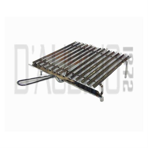 GRATICOLA VIGOR ACCIAIO INOX LAMELLE + COLAGRASSI 500X350MM