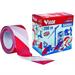 NASTRO SEGNALETICO VIGOR BIANCO-ROSSO 200M H.70MM