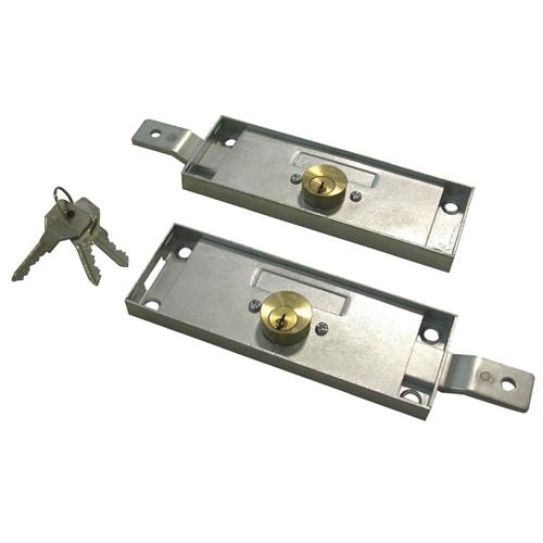 CISA SERRATURA COPPIA APPLICARE PER SERRANDA 80MM