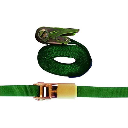 CINGHIA SEMPLICE VIGOR VERDE CON CRICCHETTO 25MM 5M