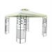 GAZEBO MET. DECOR 3X3