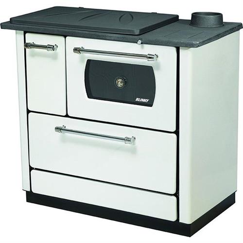 CUCINA BLINKY A LEGNA CON FORNO BELLA-4040 SMALTATA BIANCA