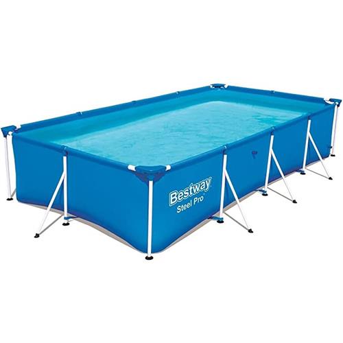 PISCINA BESTWAY STEEL-PRO 56405 RETTANGOLARE 400X211X81