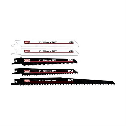 VALEX 1452728 - LAME PER TAGLIO LEGNO-METALLO 150-230MM (5PE