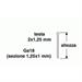 VALEX 1455613 - CHIODI PER CHIODATRICE PNEUMATICA 20 MM (100