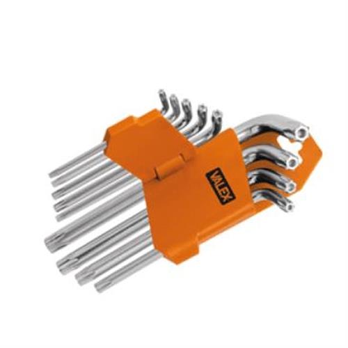 VALEX 1461693 - CHIAVI MASCHIO RESISTORX PIEGATE SERIE 9 PEZ