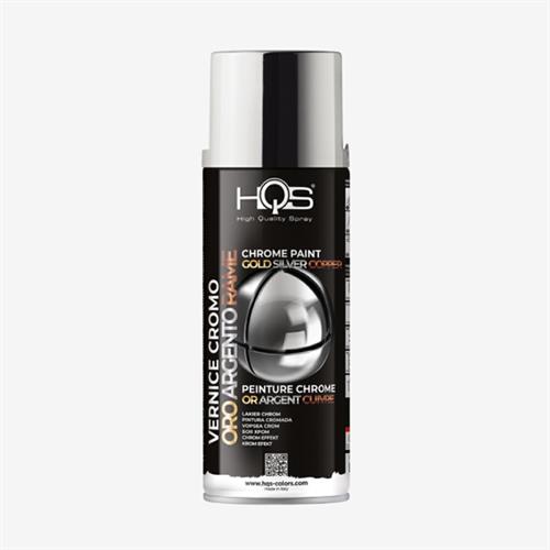 HQS COLORS VERNICE SPRAY CROMO ARGENTO 400 ML