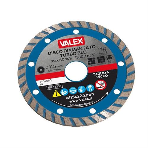 VALEX 1464656 - DISCO DIAMANTATO TURBO BLU DIAM.115MM