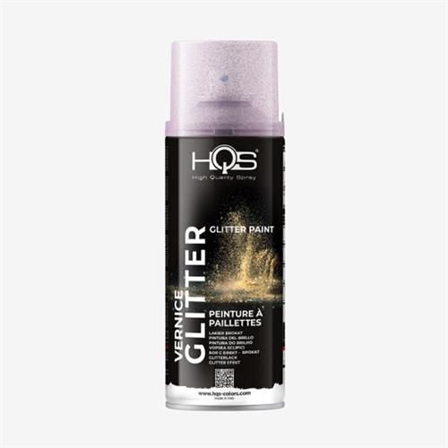 HQS COLORS VERNICE SPRAY EFFETTO GLITTER VIOLET/VIOLA 400 ML