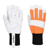 CHAINSAW 150 GOAT LEATHER GLOVE CLASS 1 ARANCIONE TG. L