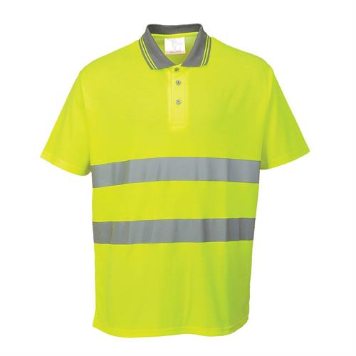POLO COTTON COMFORT HI-VIS S/S GIALLO TG. XL