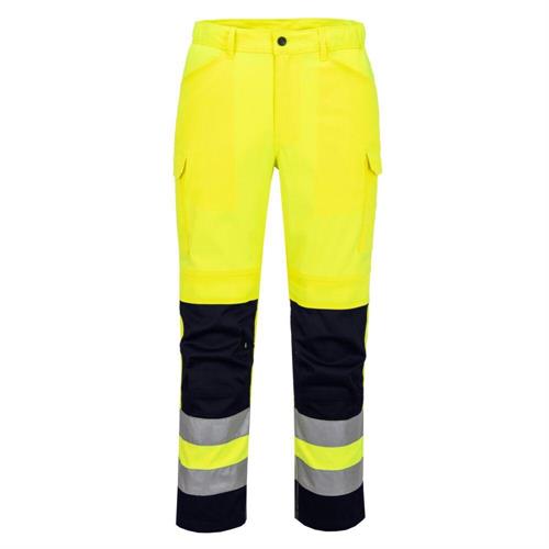 HI-VIS MESH PANEL PANTALONI GIALLO/NAVY TG. 34