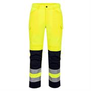 HI-VIS MESH PANEL PANTALONI GIALLO/NAVY TG. 34