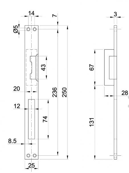 INCONTRO ELETTRICO APRIPORTA FRONT. LUNGO ART.9500