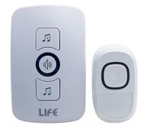 CAMPANELLO WIRELESS C/PULSANTE IP44 CR2032 CON PORTANOME