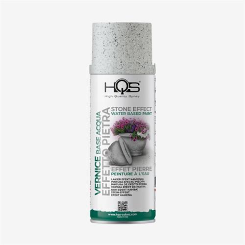 HQS COLORS VERNICE SPRAY EFFETTO PIETRA GRIGIO CHIARO 400 ML