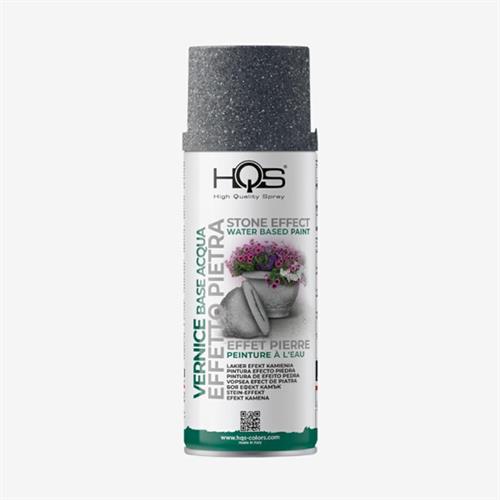HQS COLORS VERNICE SPRAY EFFETTO PIETRA GRIGIO SCURO 400 ML