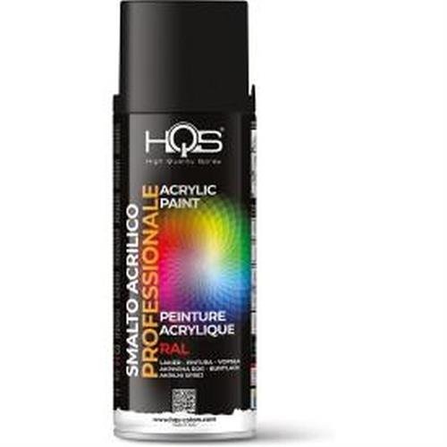 HQS COLORS VERNICE SPRAY RAL 9005 NERO SATINATO 400ML