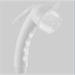 DOCCETTA SHUT-OFF CON PULSANTE BIANCA 1/2 ABS