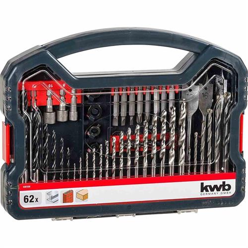EINHELL/KWB 49109106 - SET BIT & PUNTE POWER BOX 62 PEZZI