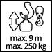 Einhell 2255135 - Paranco elettrico TC-EH 250-18